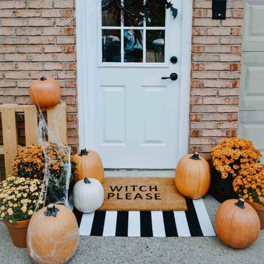 Witch Please Doormat, Fall Rugs, Halloween, Spooky Decor, Home Decor, Home and Patio Decor, Home Accents, Funny Doormats, Cute Doormats, Patio and Garden