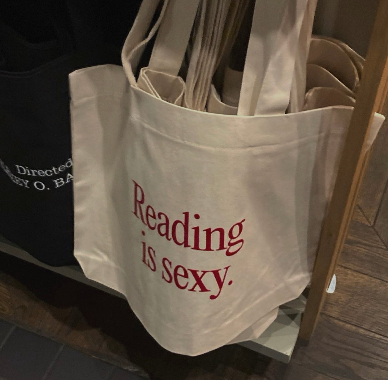 Reading is Sexy Tote Bag, Canvas Bag, Cute Book Bag, Book Lover Gift, Booktok, School Bag, Shoulder Bag