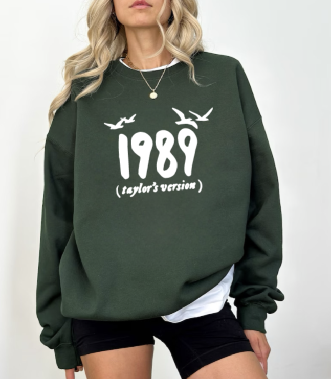 1989 Taylor's Version Sweatshirt, Long Sleeve Shirt, Eras Gifts, Swiftie, Friend Gifts, Cozy Sweater, Gifts for Her, Valentine's Day