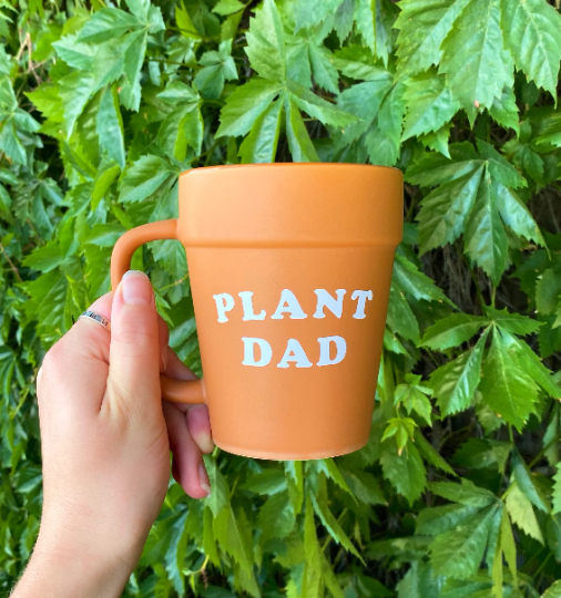 Plant Dad Terracotta Pot Mug, Plant Lover Gift, Plant Gifts, Plant Daddy, Gifts for Him, Planter, Succulents