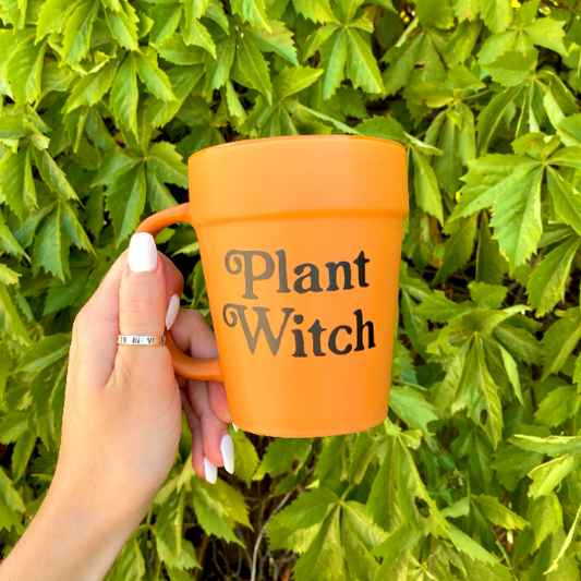 Plant Witch Terracotta Pot Mug, Plant Lover Gift, Plant Gifts, Plant Lady, Gifts for Her, Planter, Succulents