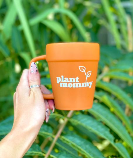 Plant Mommy Terracotta Pot Mug, Plant Lover Gift, Plant Gifts, Plant Mom, Gifts for Her, Planter, Succulents