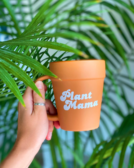 Plant Mama Terracotta Pot Mug, Plant Lover Gift, Plant Gifts, Plant Lady, Gifts for Her, Planter, Succulents