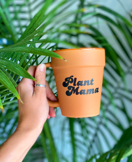 Plant Mama Terracotta Pot Mug, Plant Lover Gift, Plant Gifts, Plant Lady, Gifts for Her, Planter, Succulents